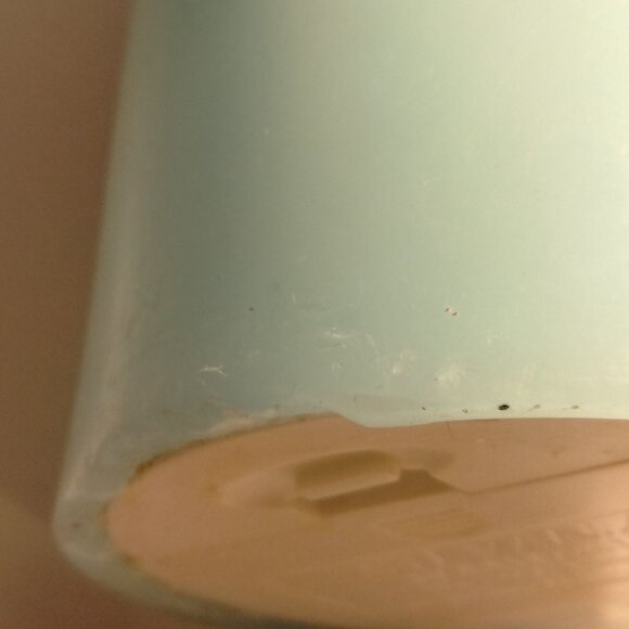 Sylvania Flameless Candle Blue Battery Operated Timer Feature Pillar 4x3 inch - Picture 10 of 11